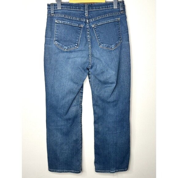 NYDJ Womens Jeans NOT YOUR DAUGHTER'S Denim Straight Designer Blue Size 12 - Picture 2 of 14